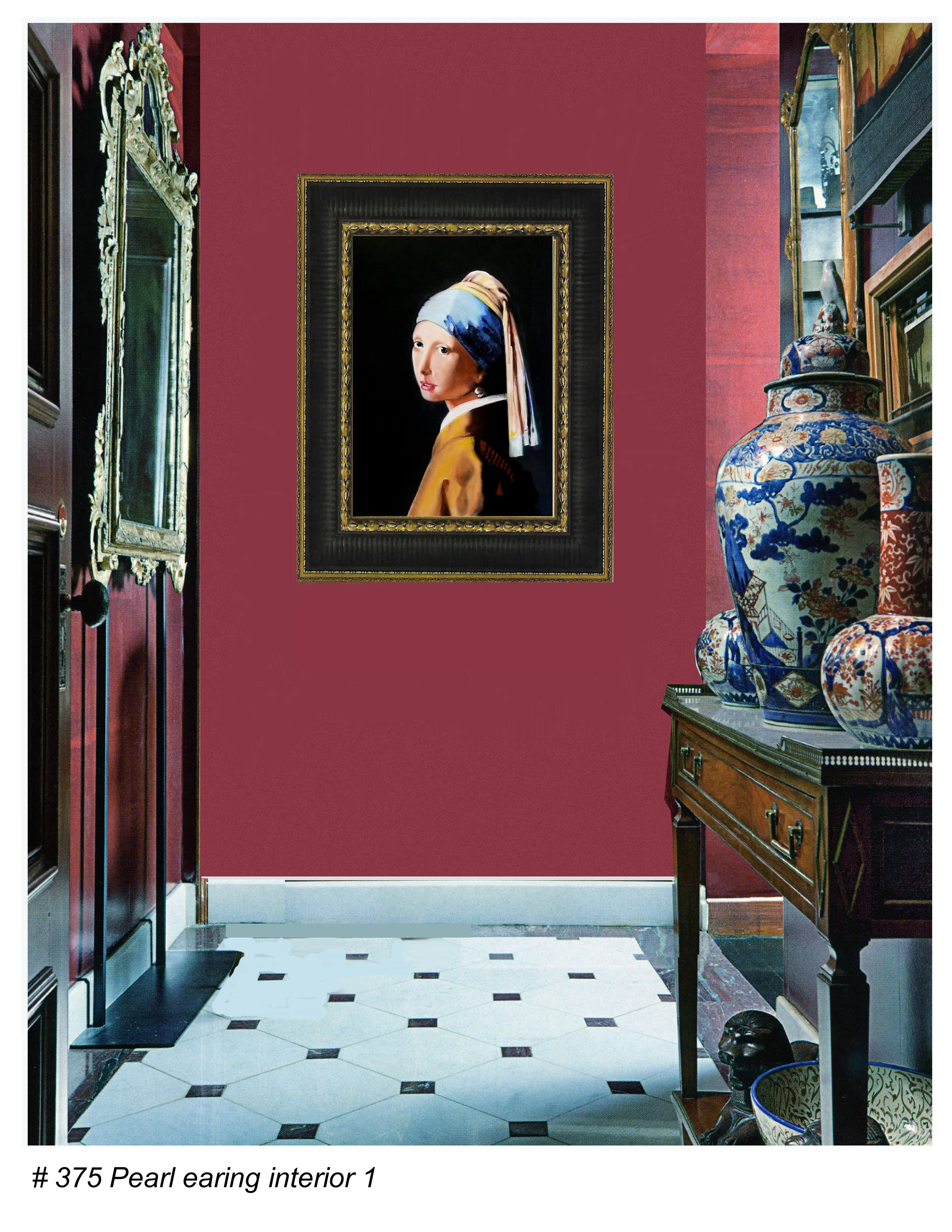 Delacroix shown in an interior setting