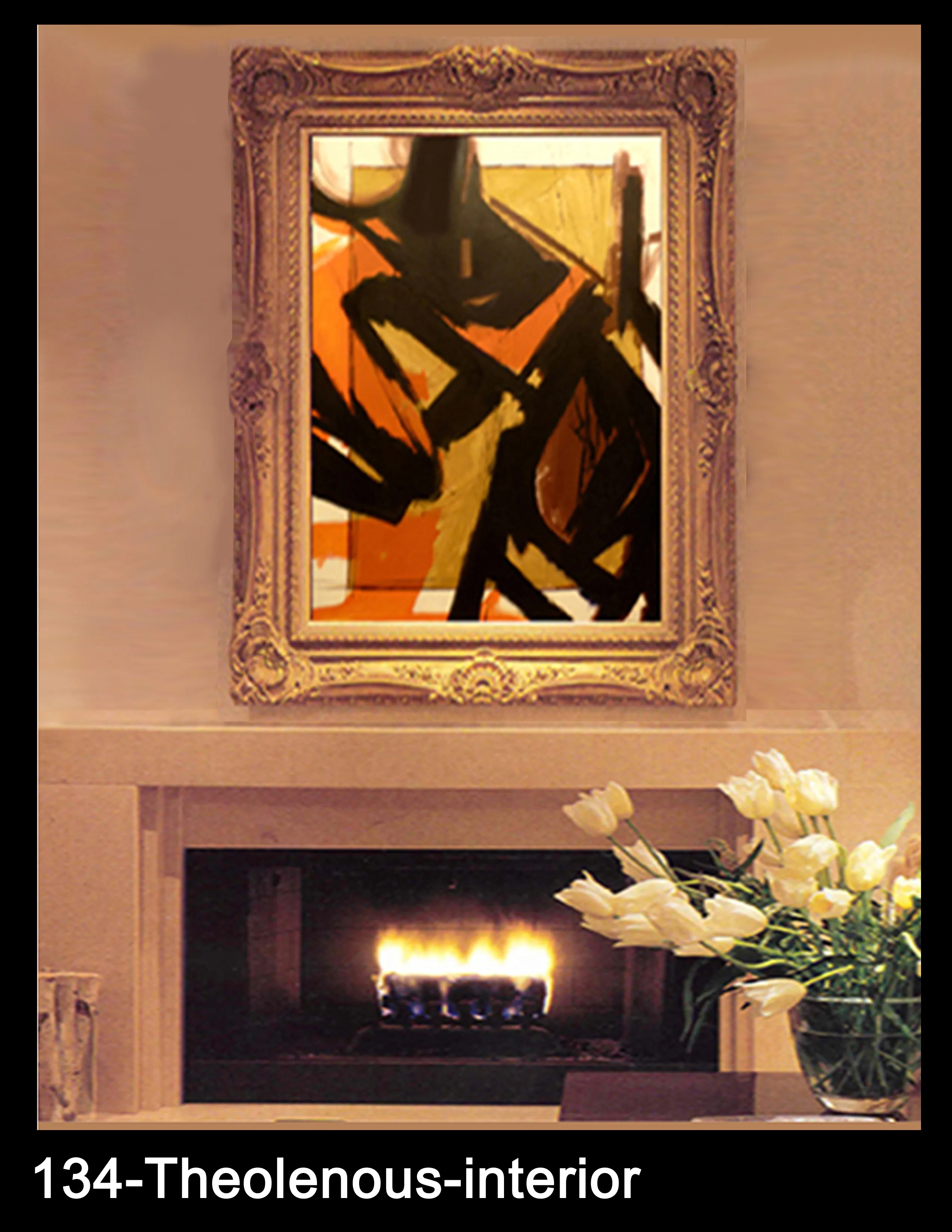 Theolenous shown in an interior setting