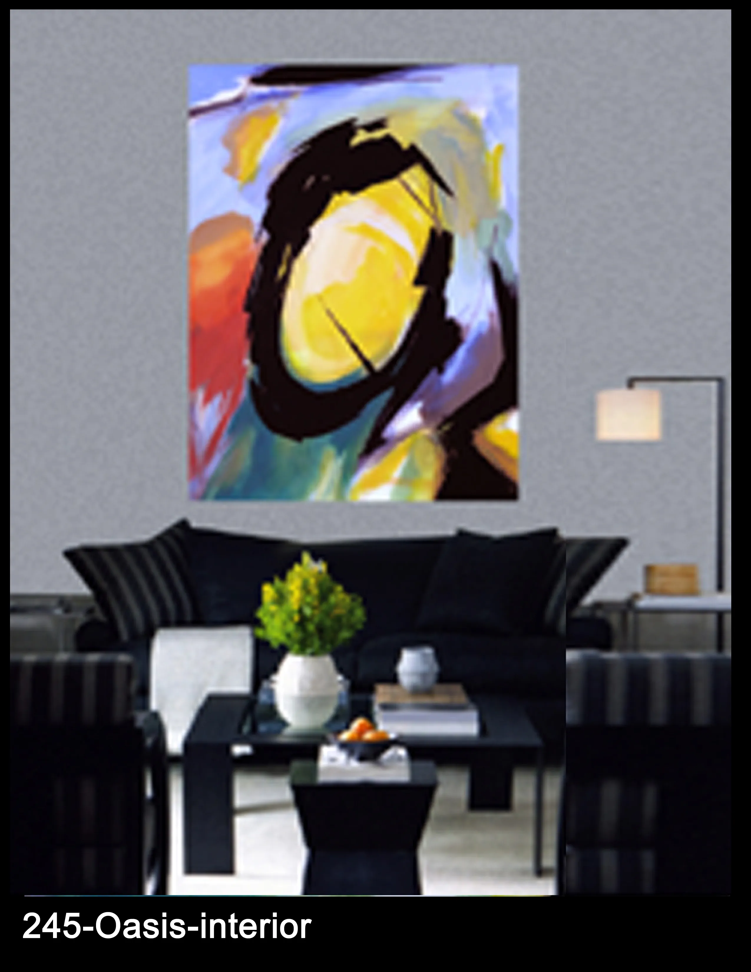 Oasis shown in an interior setting