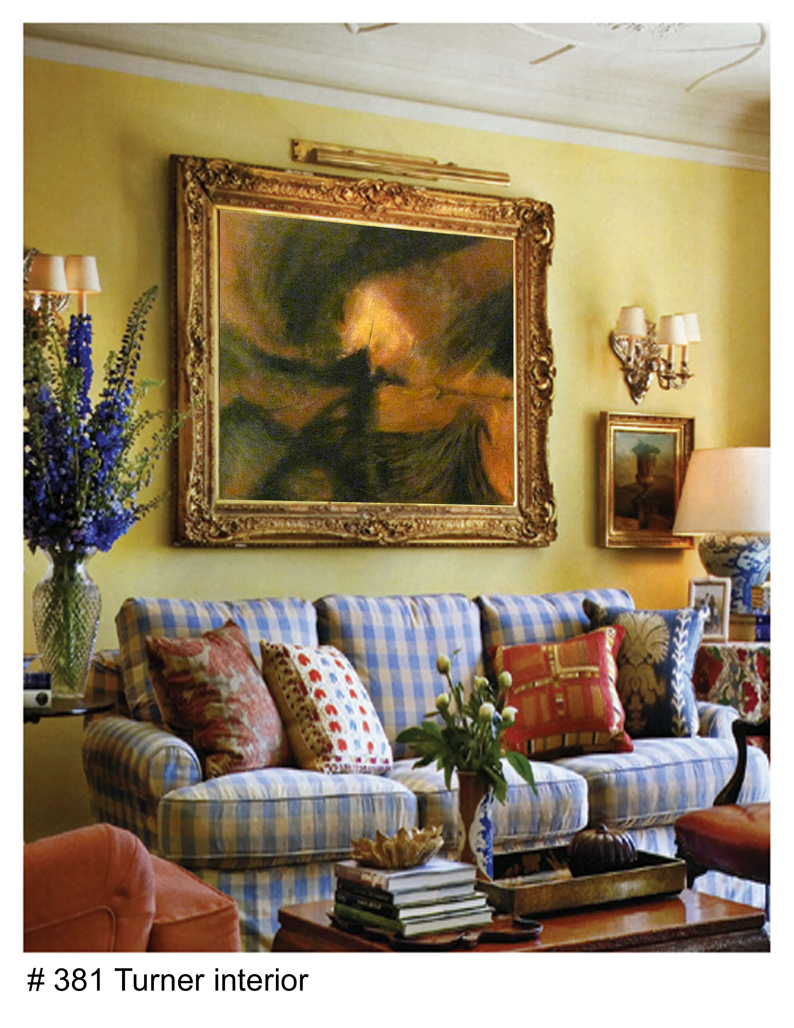 Turner shown in an interior setting