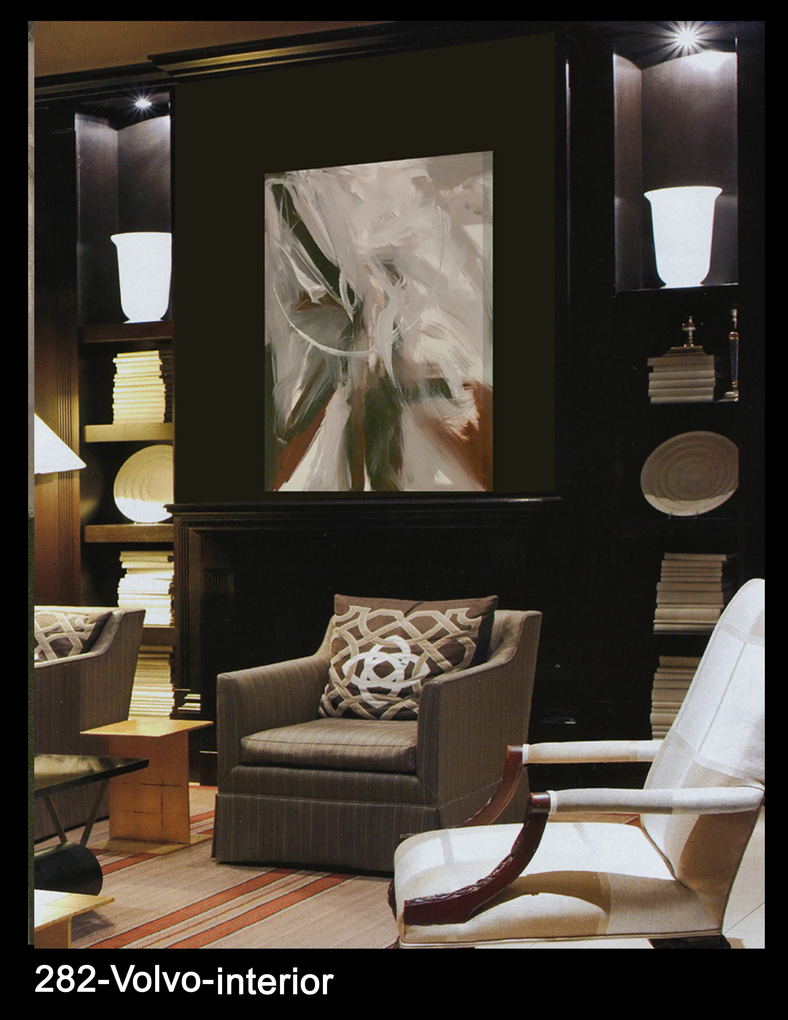 Volvo shown in an interior setting
