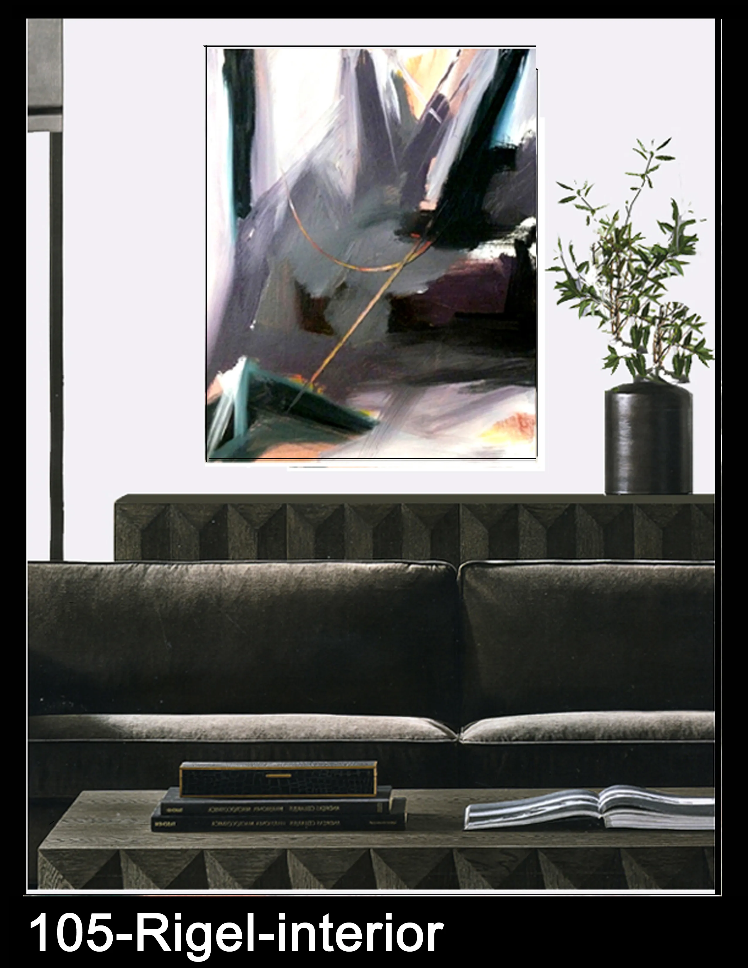 Rigel shown in an interior setting