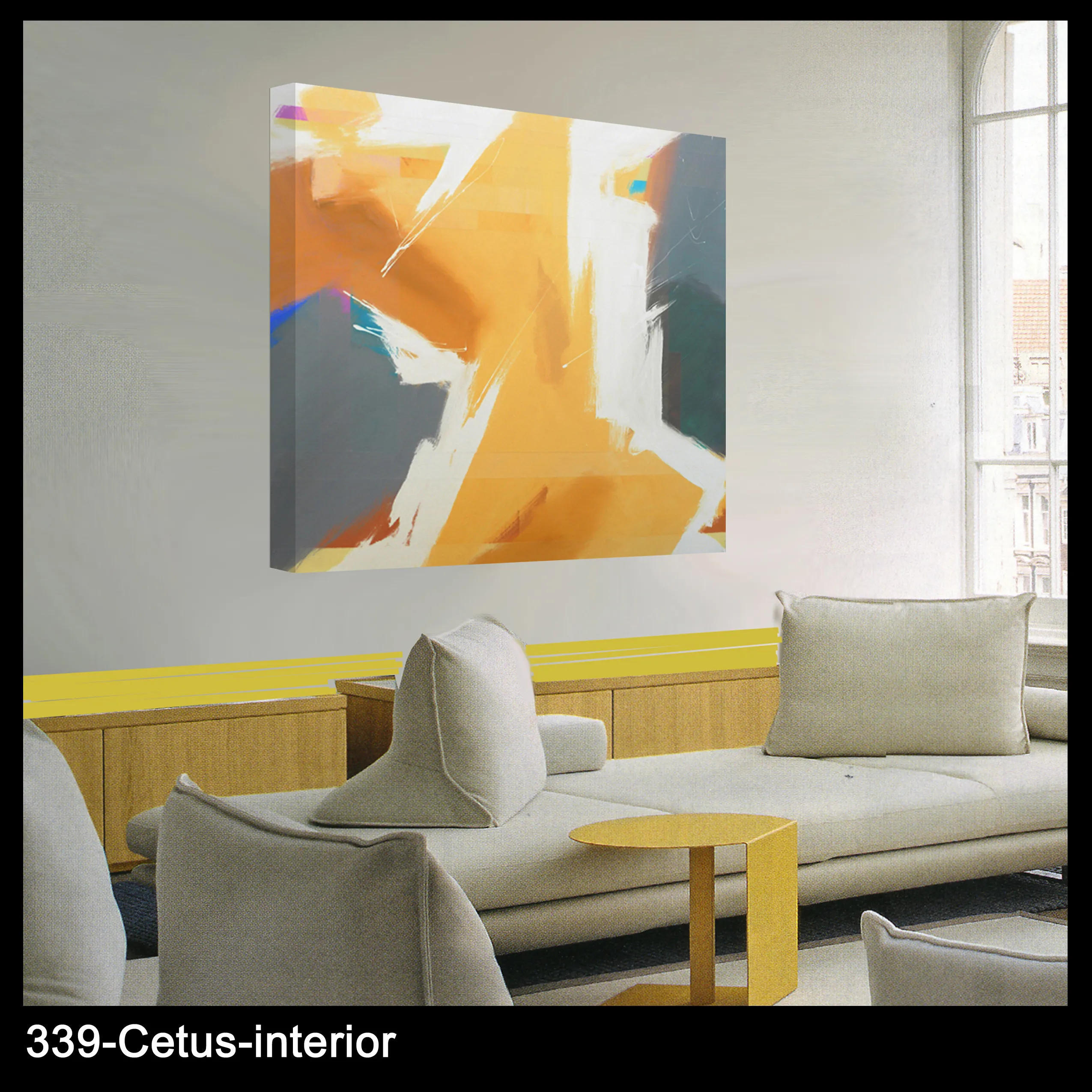 Cetus shown in an interior setting