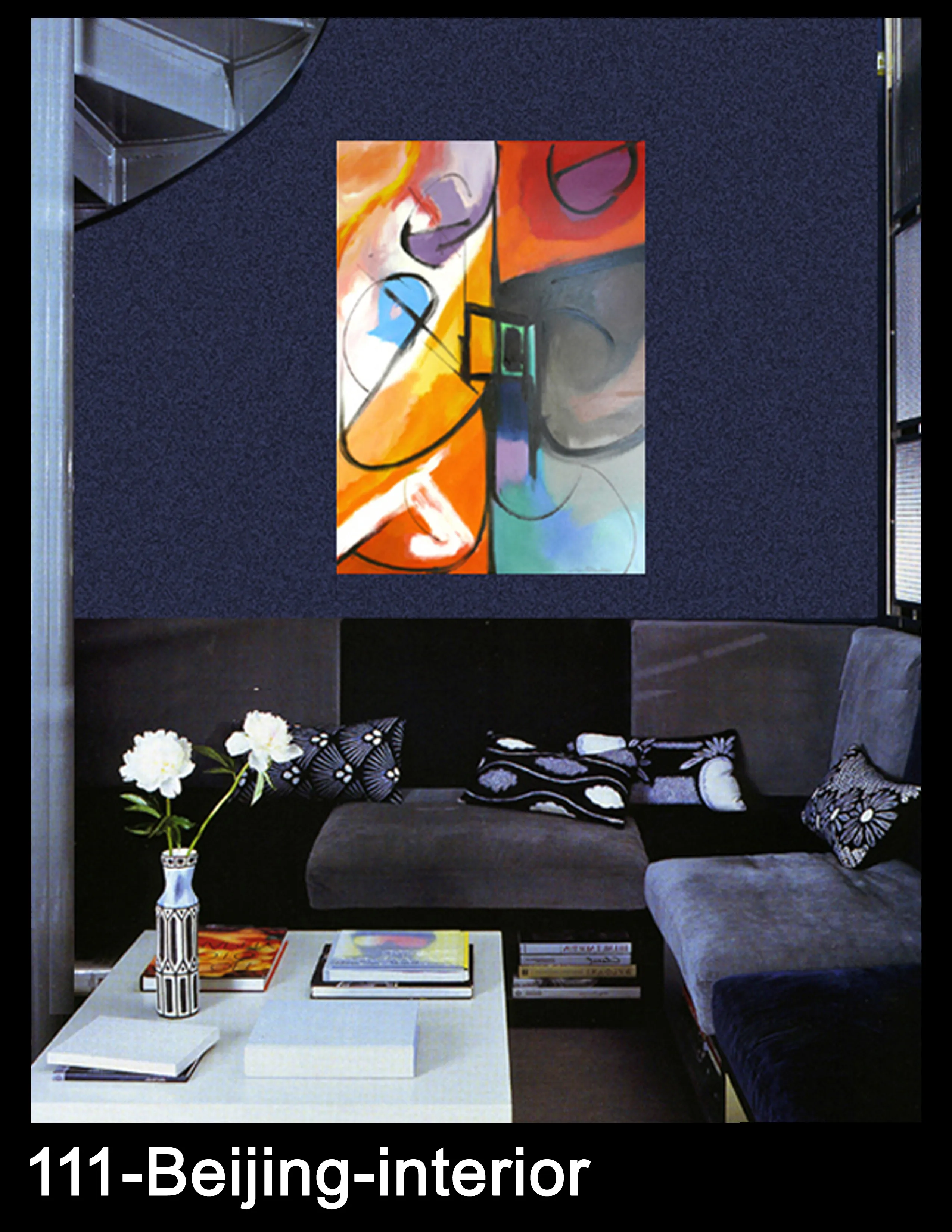 Beijing shown in an interior setting