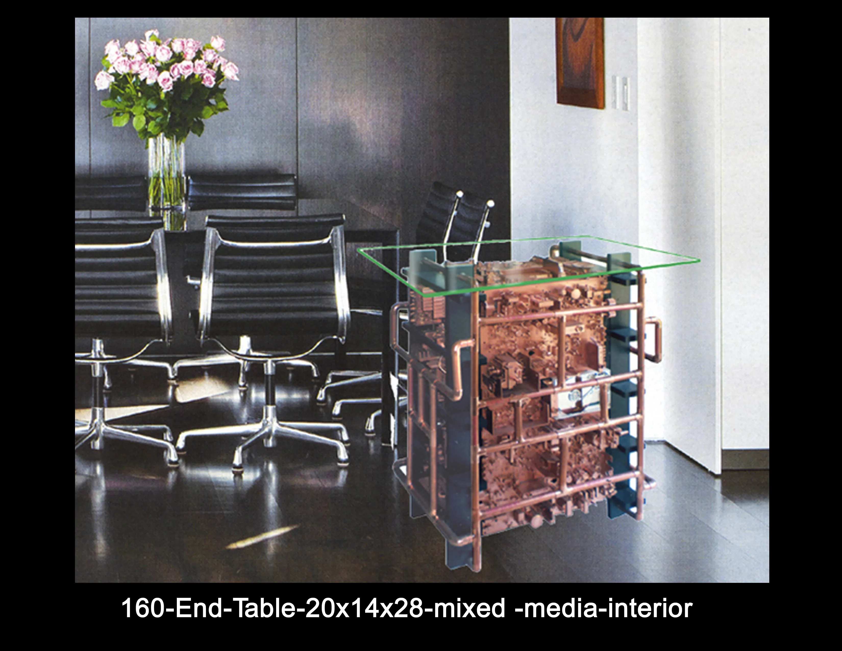 End Table shown in an interior setting