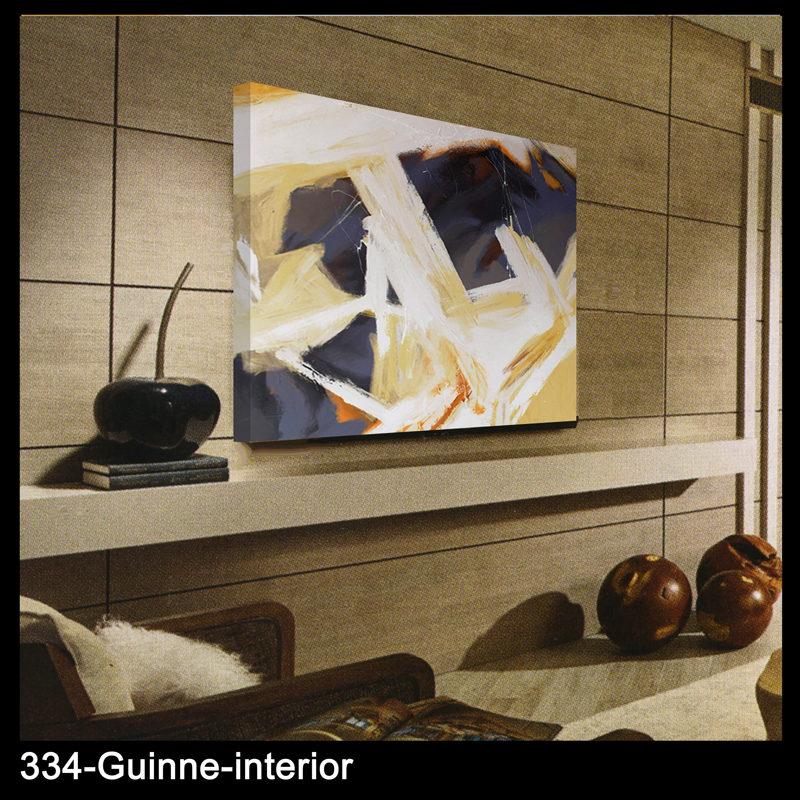 Guinne shown in an interior setting