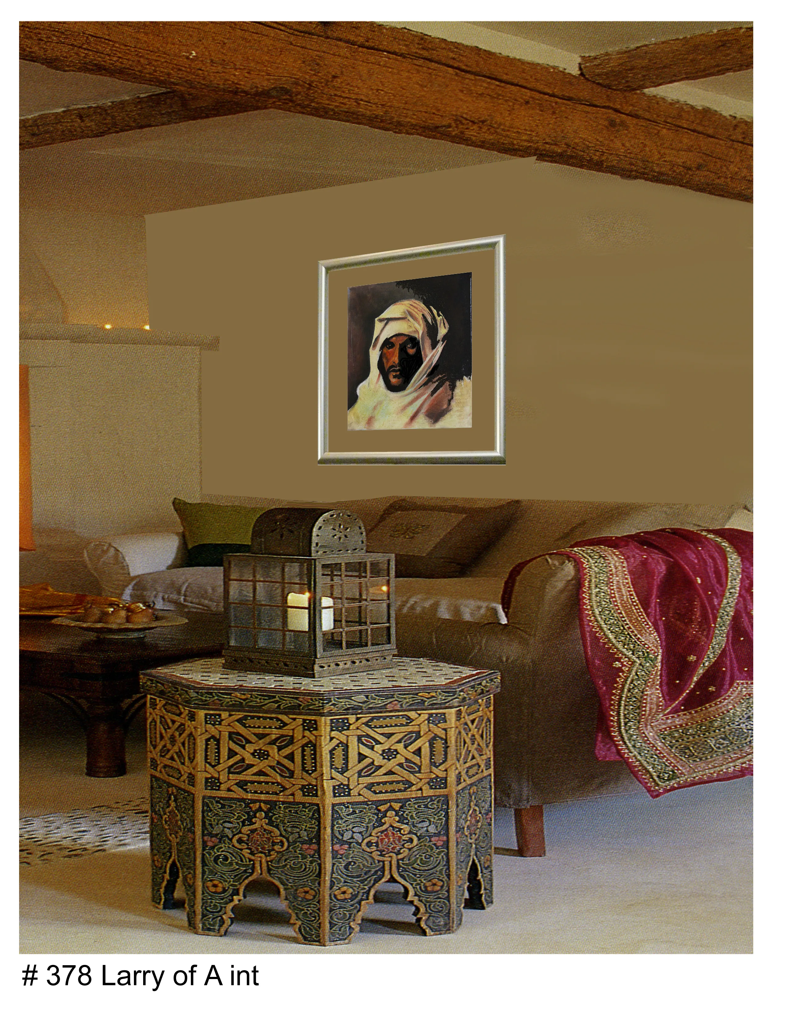 Larry of A shown in an interior setting