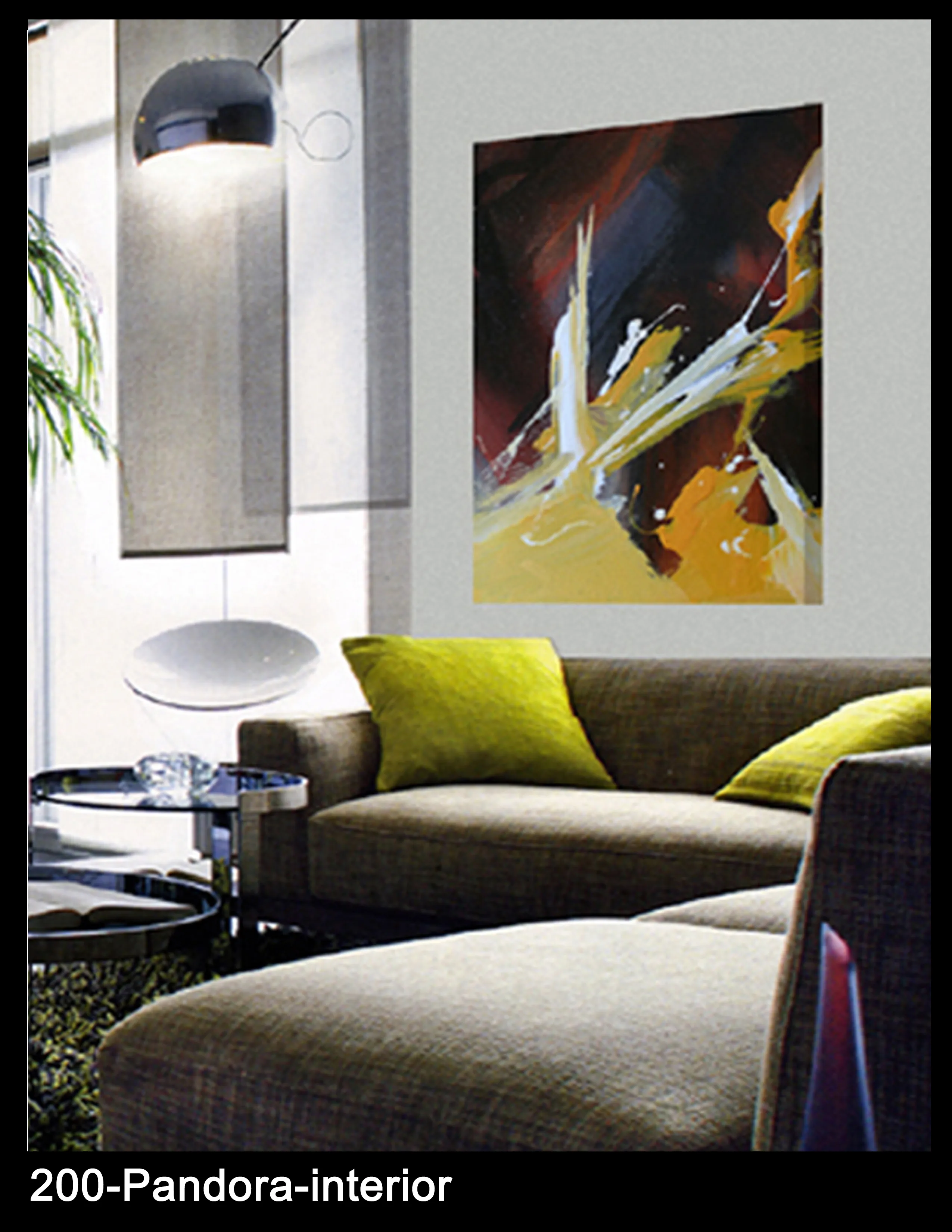 Pandora shown in an interior setting