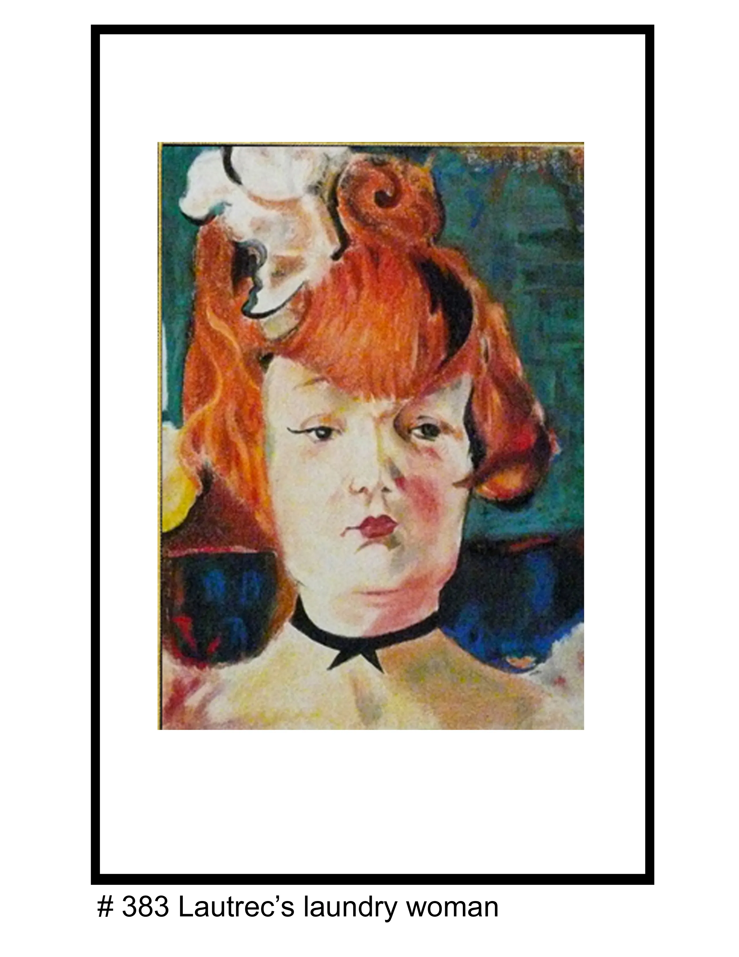 Lautrac's Laundry Woman